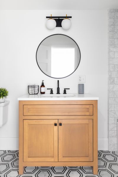 Custom Vanity Installation in Bryan